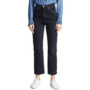 AGOLDE High Rise Kick Flare Jean in Pepper